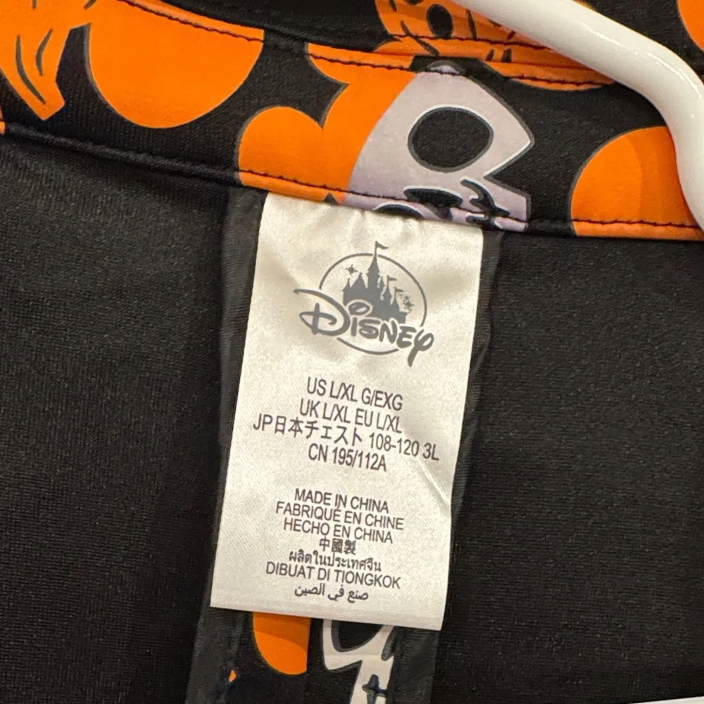 Disney Halloween Pumpkin and Skull Jacket - Orange and Black - Picture 2 of 4